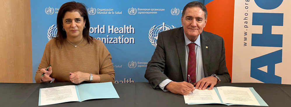 WHO’s Region of the Americas and Eastern Mediterranean Region sign an agreement to enhance access to medicines